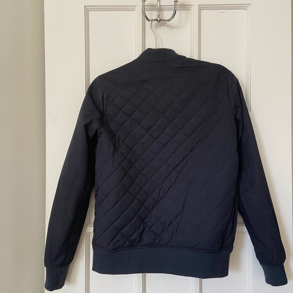 Black quilted bomber jacket - Picture 2 of 2